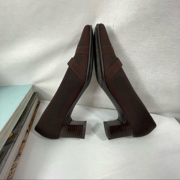 Life stride comfort sole suspense slip on brown low heel womens shoes size 6.5 - Picture 8 of 16